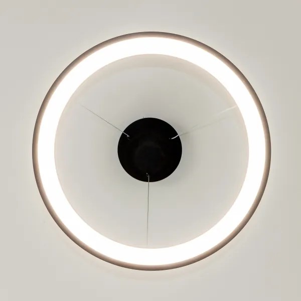 Brilagi - LED stmievateľný závesný luster na lanku FALCON SLIM LED/42W/230V pr. 50 cm čierna +DO