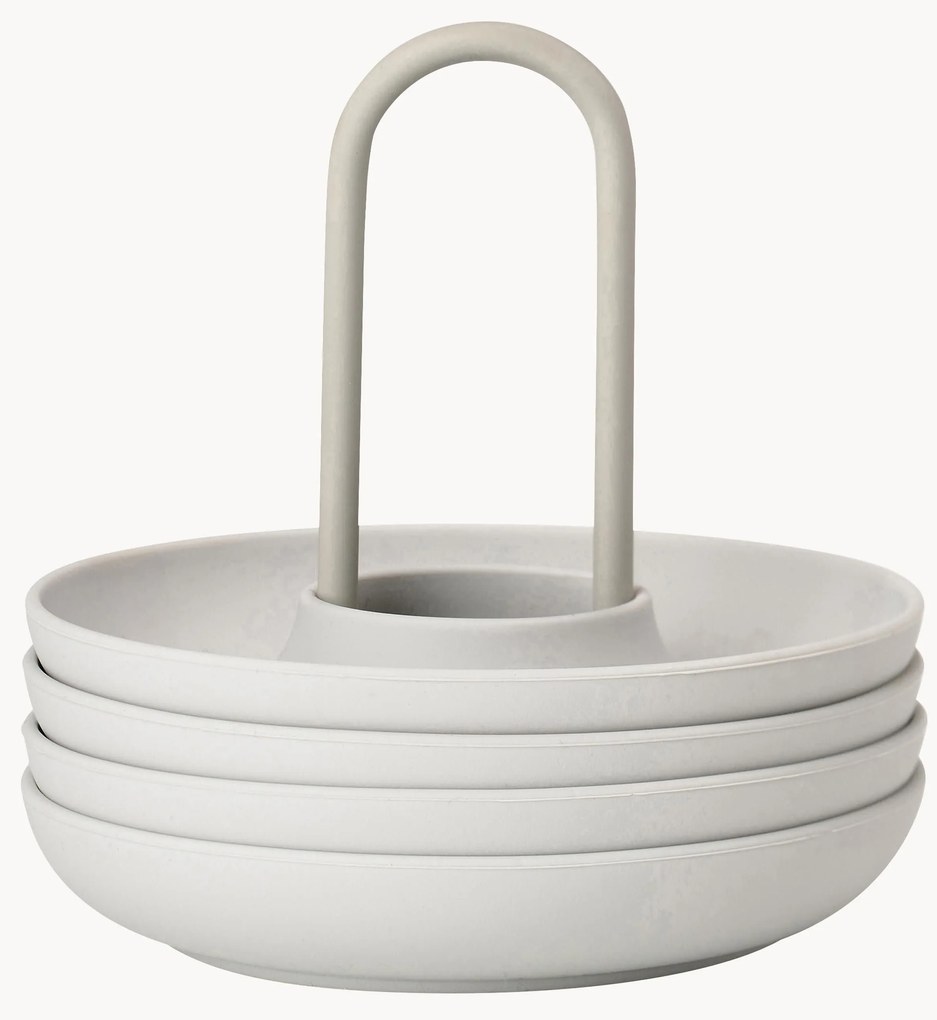 Stojany na vajíčka's držiakom Singles, 4 ks