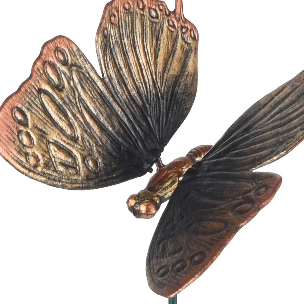 Zapichovacia záhradná dekorácia Butterfly, sada 2ks, 40 cm, plast, viacfarebná