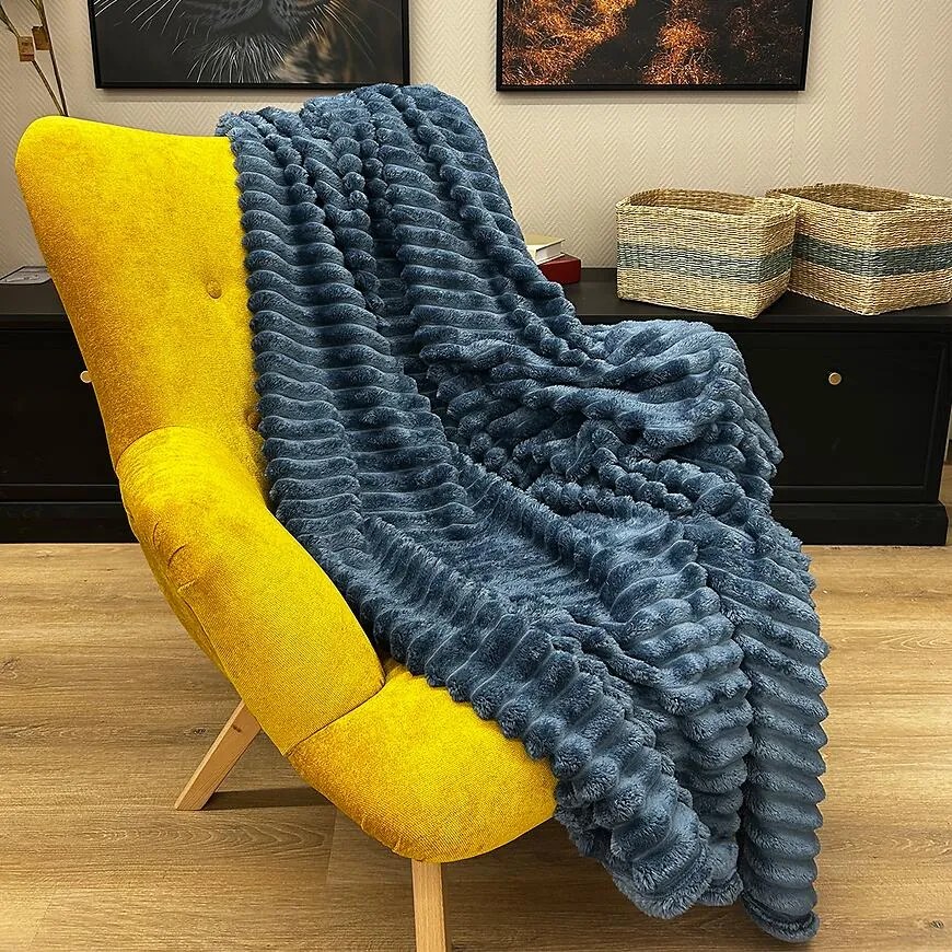 Deka Laura 170x220 cm 3 modrá