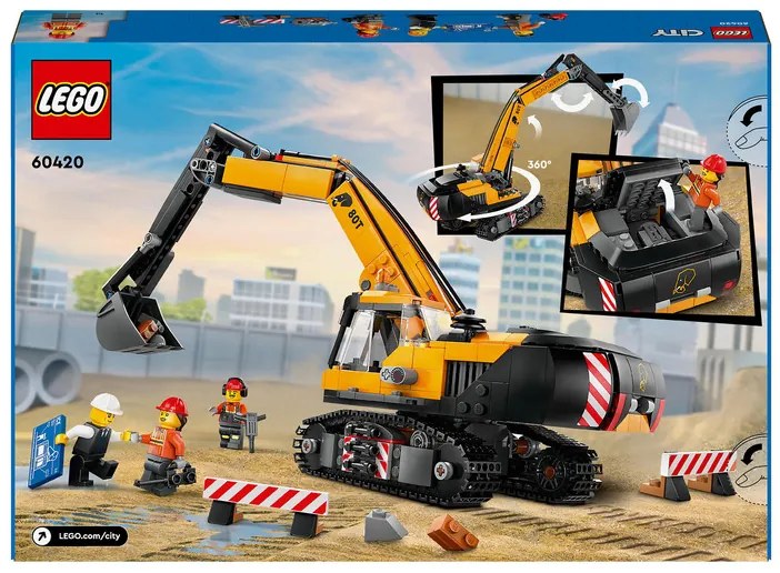 Lego®  City 60420 Žltý bager  (100378706)