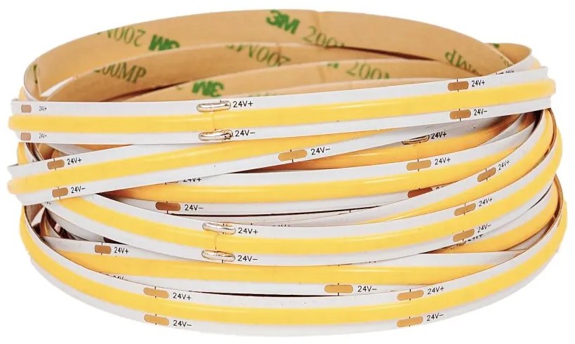 LED Solution COB LED pásik 8W/m 24V bez krytia IP20 Farba svetla: Teplá biela 191206