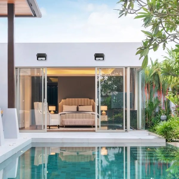 LED Solárny reflektor so senzorom pohybu EPAD LED/5W/3000 mAh 3,7V 4000K IP65