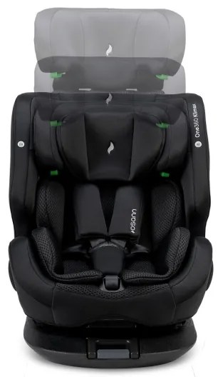 OSANN - Autosedačka ONE 360 Klimax i-Size 40–150 cm v čiernom prevedení