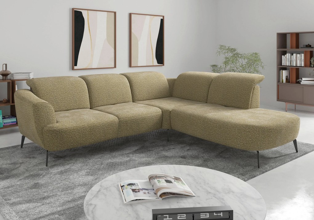 XXXLutz ROHOVÁ SEDAČKA, textil, olivovozelená Sit & More - Sedačky - 00014401852V