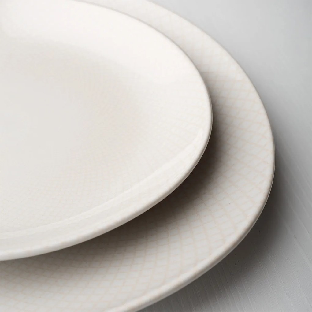 Tanier plytký Coupe 27,5 cm set 4 ks - Elements North Organic Structure - 492547