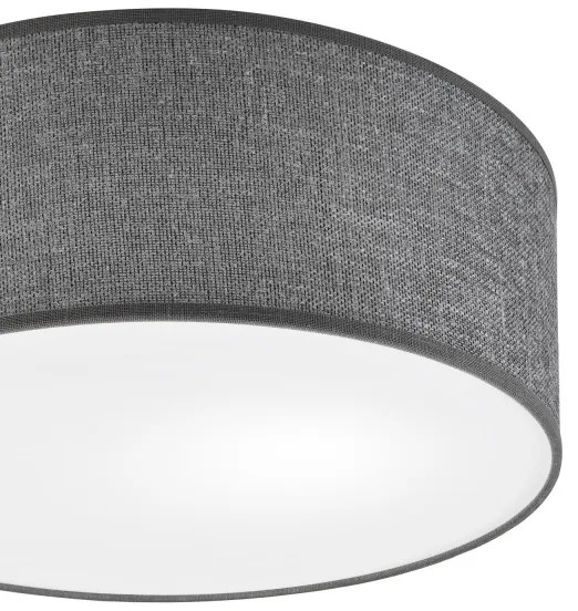 Stropné svietidlo SIRJA 1xE27/15W/230V pr. 35 cm sivé