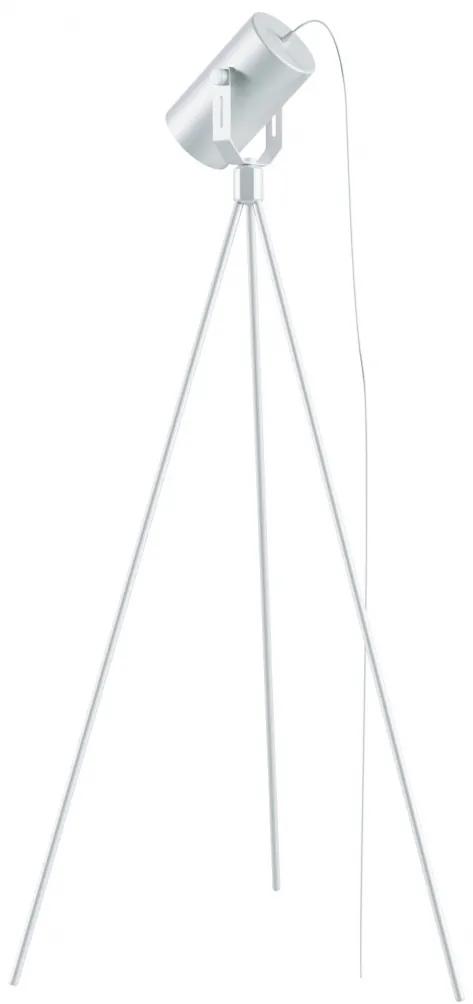 TEMAR Stojacia moderná lampa LA TUBA, 1xE27, 60W, biela