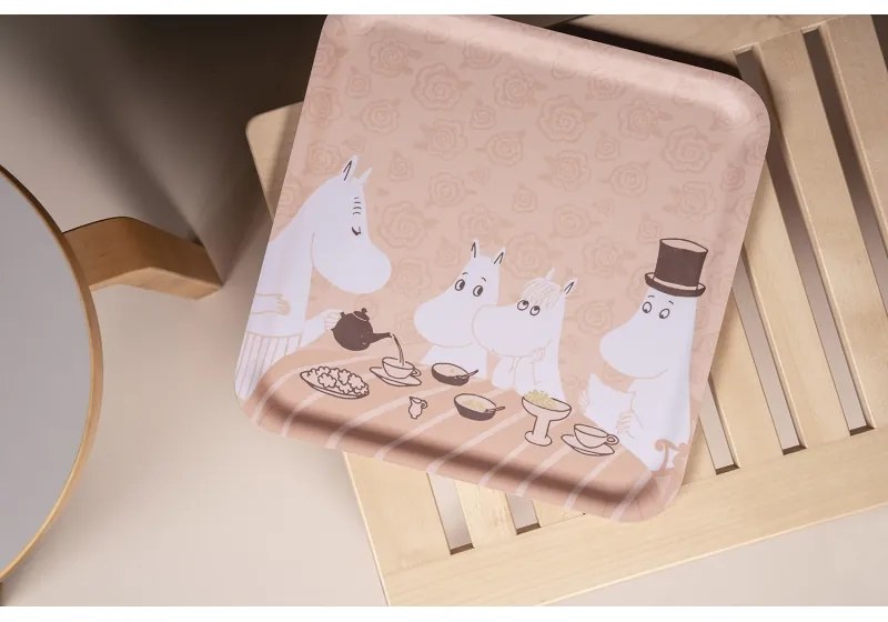 Podnos Moomin Coffee time 33x33cm