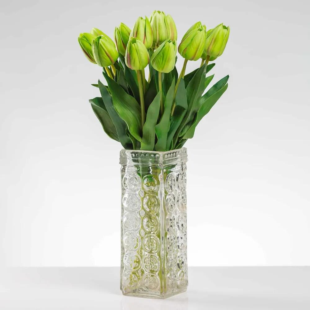 Umelý tulipán BEATA svetlo-zelený. Cena uvedená za 1 kus.