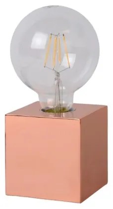 Lucide 20500/05/17 - LED stolná lampa CUBICO 1xE27/5W/230V meď