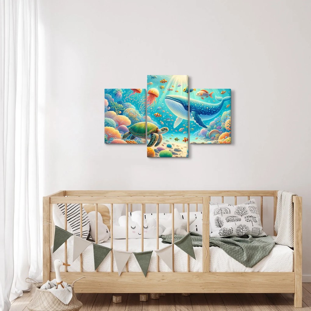 Obraz - Svet pod hladinou (90x60 cm)