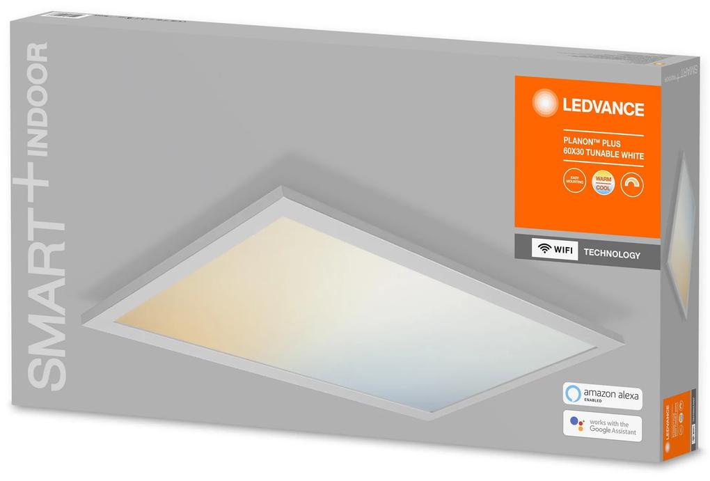 LEDVANCE Chytrý LED panel SMART WIFI PLANON PLUS, 22W, teplá biela-studená biela, 60x30cm
