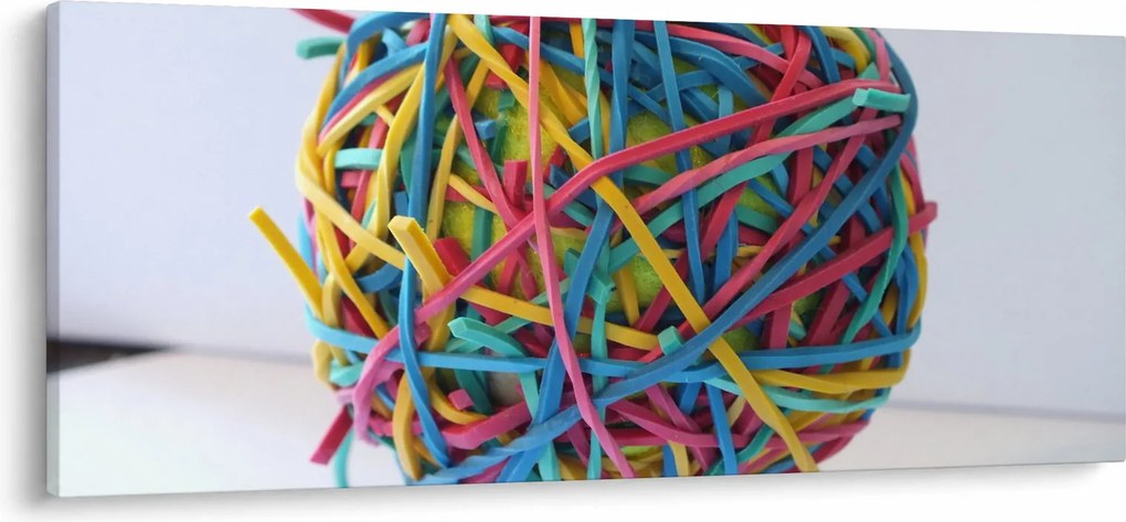 Obraz gumičiek (120x50 cm)