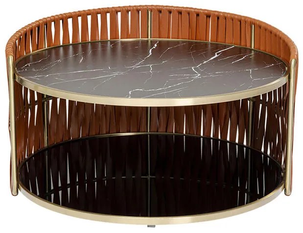Copper konferenčný stolík Ø86 cm