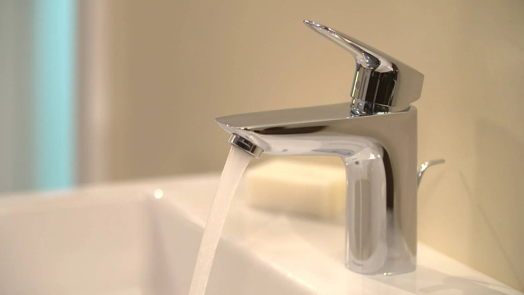 Hansgrohe Logis, páková umývadlová batéria 100, s odtokovou súpravou, chrómová, HAN-71100000