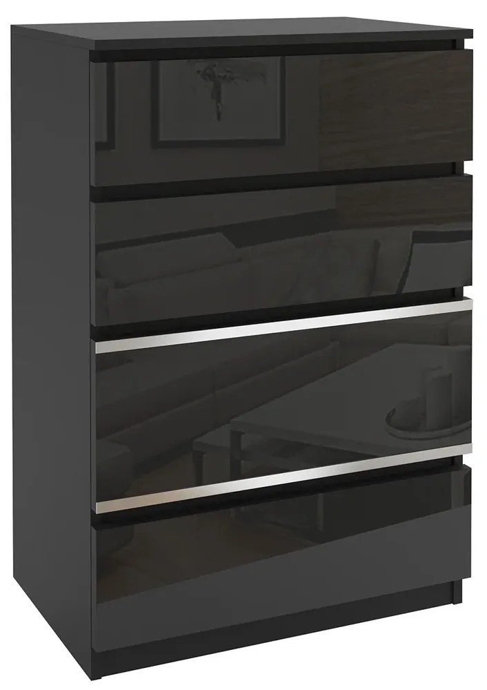 Komoda 29 Belini čierny BH KOM1/2/B/B/4B/0