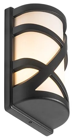 Moderná vonkajšia nástenná lampa čierna IP44 - Suzie