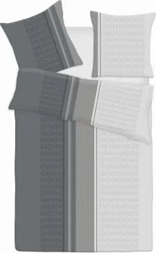 Obliečky Matilde, šedo-biele%