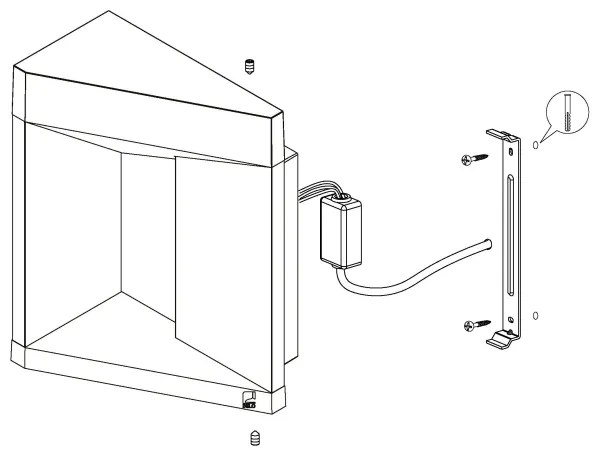 Eglo 98748 - Vonkajšie nástenné LED svietidlo NEMBRO LED/10W/230V IP54