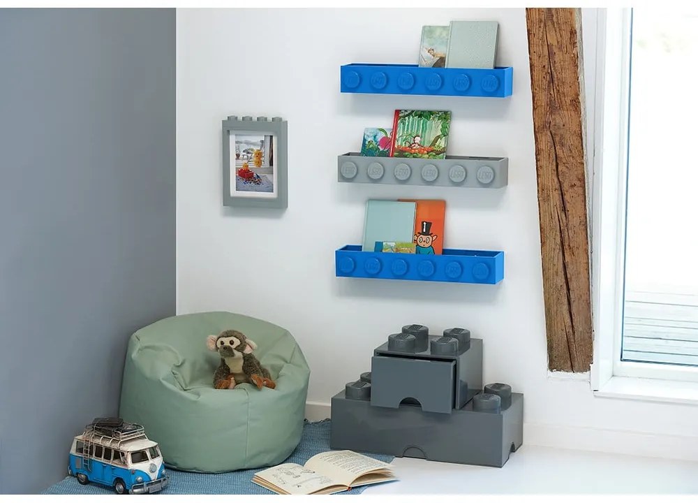 Sivý rámček na fotku LEGO®, 19,3 x 26,8 cm