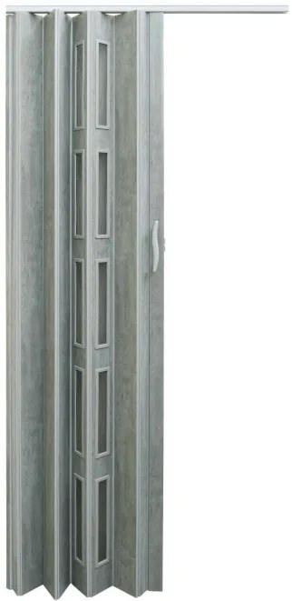 Skladacie dvere 005S imitácia betónu 80 cm