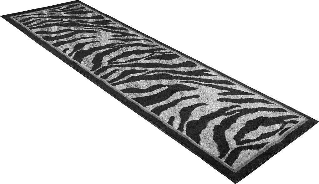 TA Koberec 6601C BLACK CHEAP PP CRM Sivý Obdĺžnikový Rozmer: 120x200 cm