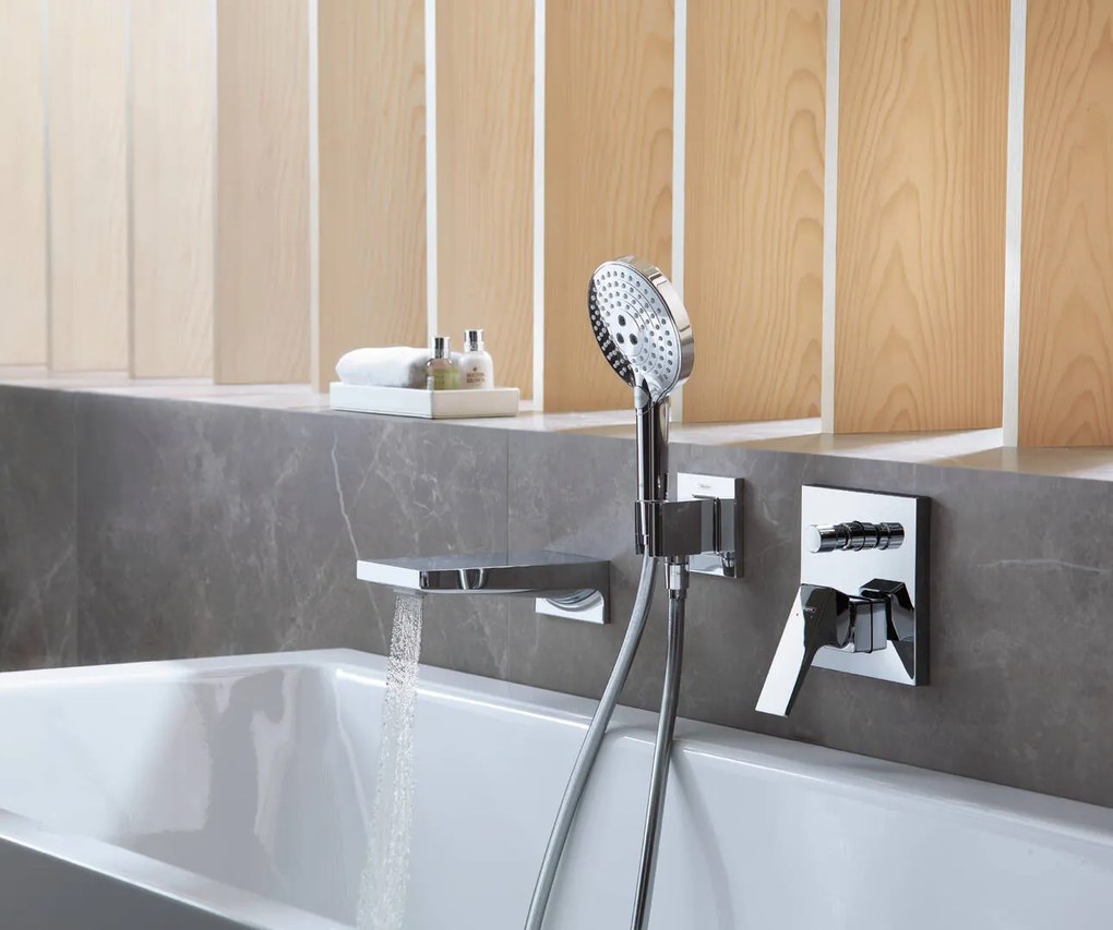 Hansgrohe Metropol, vaňová batéria pod omietku s bezpečnostnou kombináciou, chrómová, HAN-32546000
