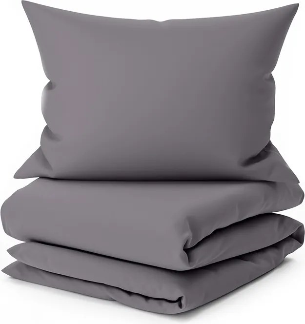 Bavlnené obliečky DENYX BLEND sivé zips Rozmer obliečky: 70 x 90 cm | 140 x 220 cm