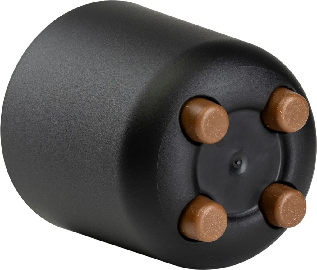 PLASTOVÝ KVETINÁČ TERRA 19,5X21 CM ČIERNA