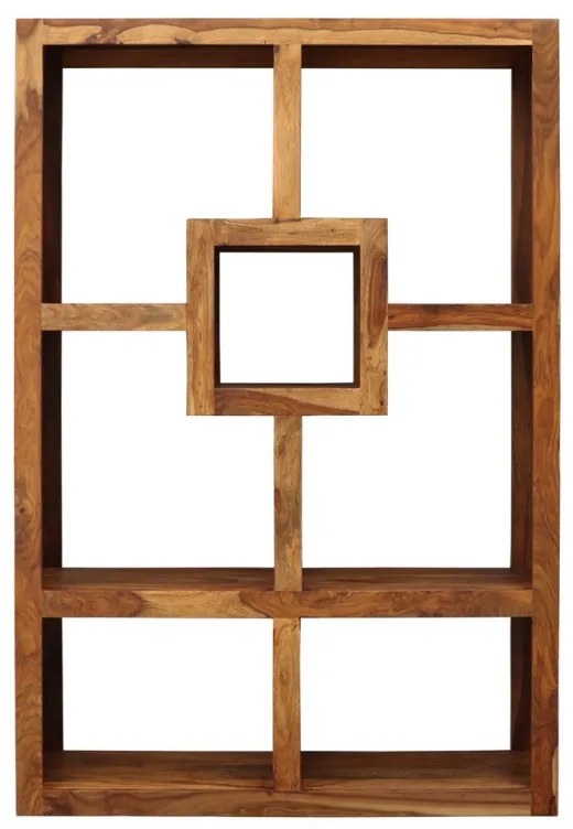 Knižnica Gani 120x180x35 z indického masívu palisander Super natural