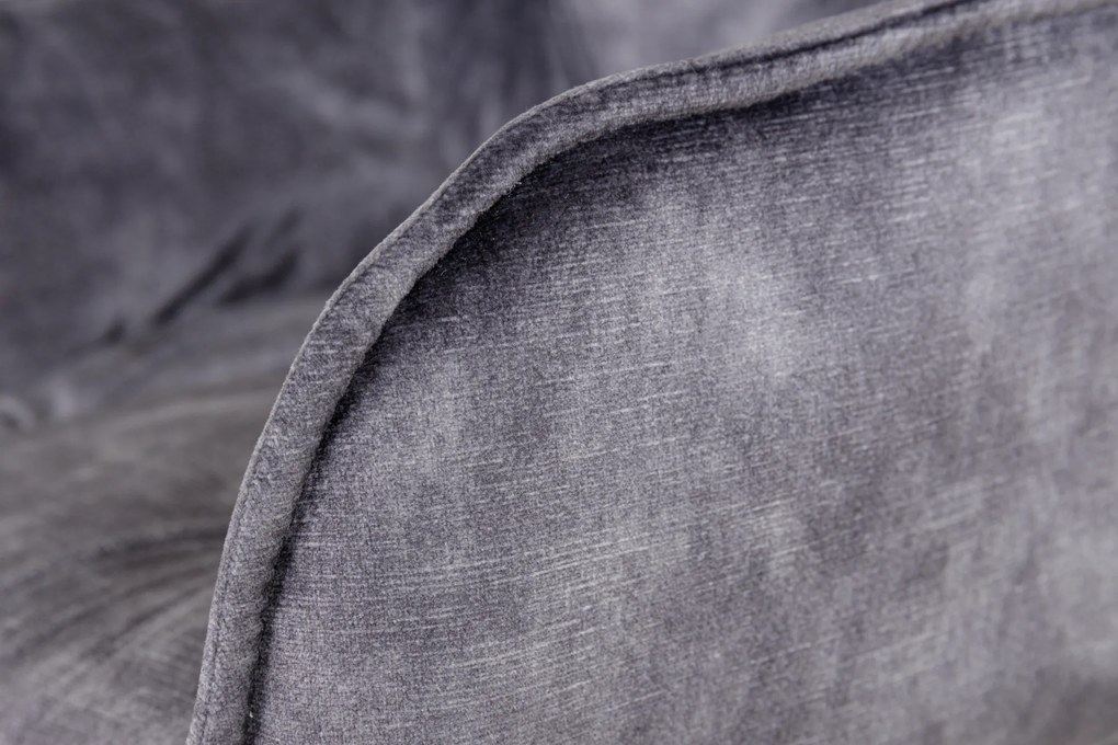 Barová stolička Milano grey velvet