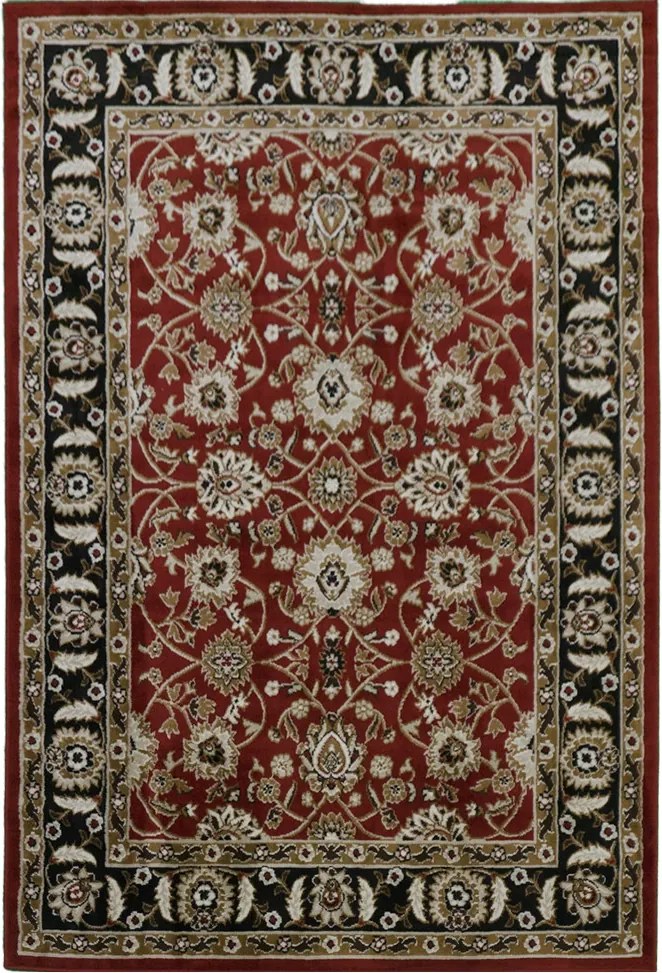 BE Koberec Lotus 9305 RED – červený obdĺžnikový Rozmer: 40x60 cm