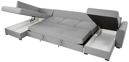 Rohová sedačka Astana Large Premium, Dostupné poťahy: Otusso 02 + Otusso 02 + Sorriso 05, Strana: Pravá - U
