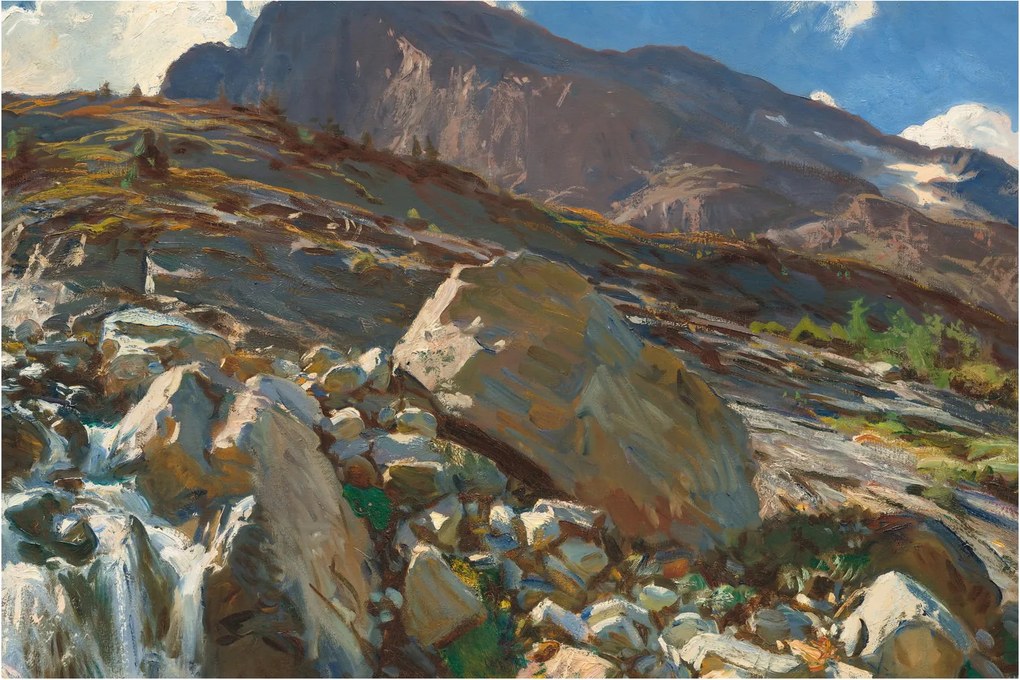 Obraz - John Singer Sargent, Simplon Pass, reprodukcia (90x60 cm)
