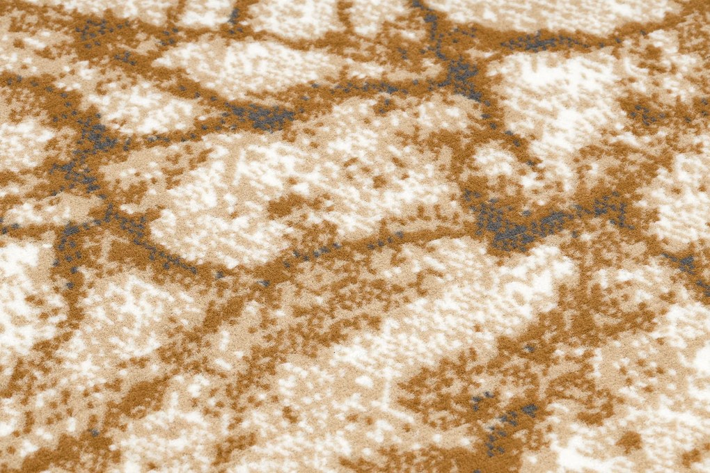 Behúň BCF MORAD Mramor béžový - staré zlato