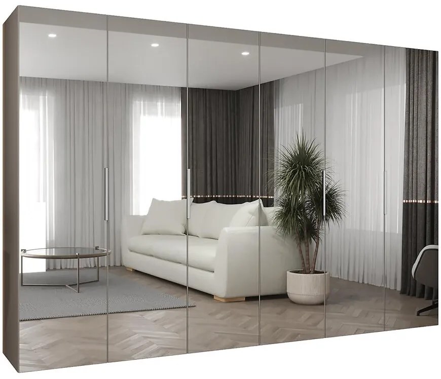 Skriňa Marbella III 300 kašmír/strieborný