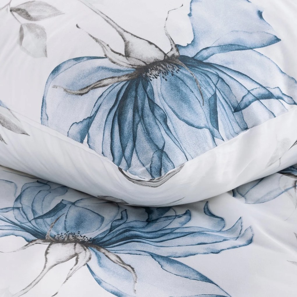 SATÉNOVÉ OBLIEČKY SPRING34 200X220 CM, 2 KS 70X80 CM KVETY