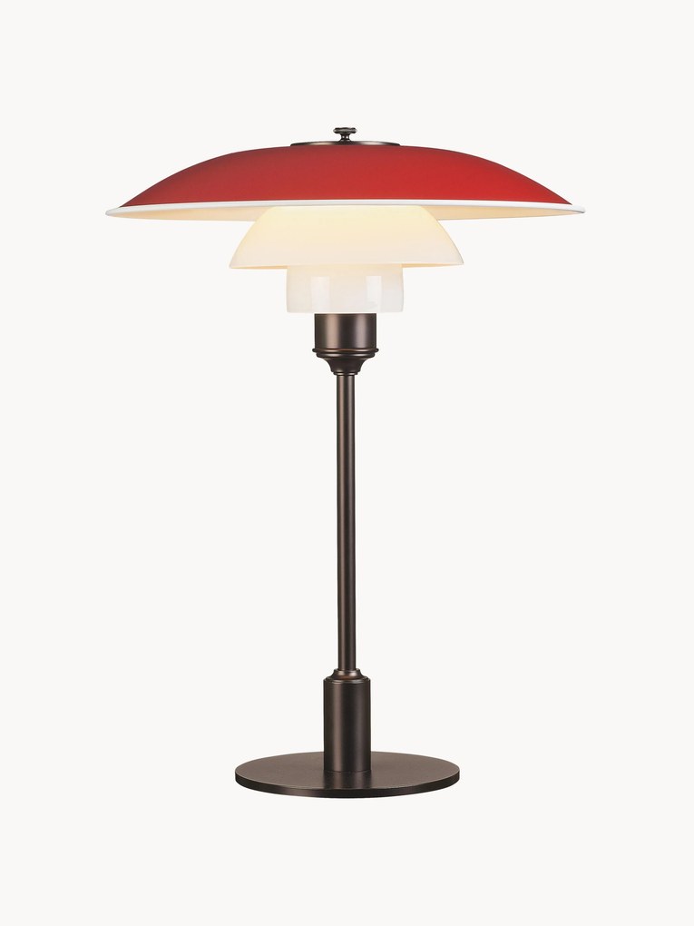 Veľká ručne fúkaná stolová lampa PH 3½-2½