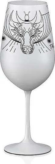 Crystalex pohár Zverokruhy Býk biela 550 ml