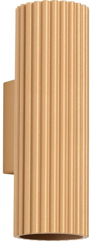 Sollux SL.1651 - Nástenné svietidlo KARBON 2xGU10/10W/230V zlatá