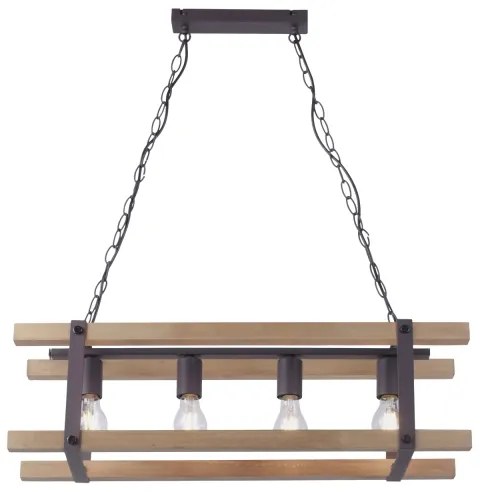 Leuchten Direkt 15684-79 - Luster na reťazi EDITH 4xE27/60W/230V