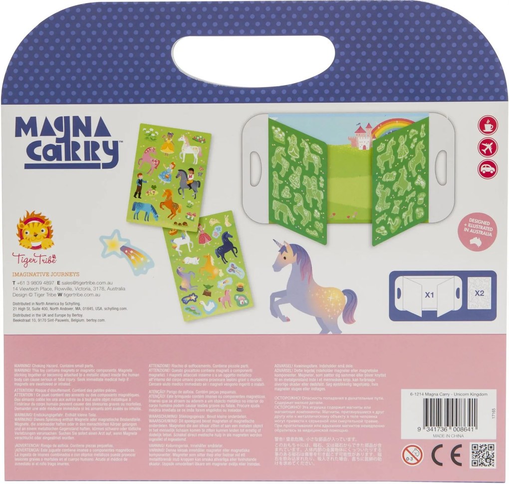 Magnetická hra Tiger Tribe Magna Carry - Jednorožce