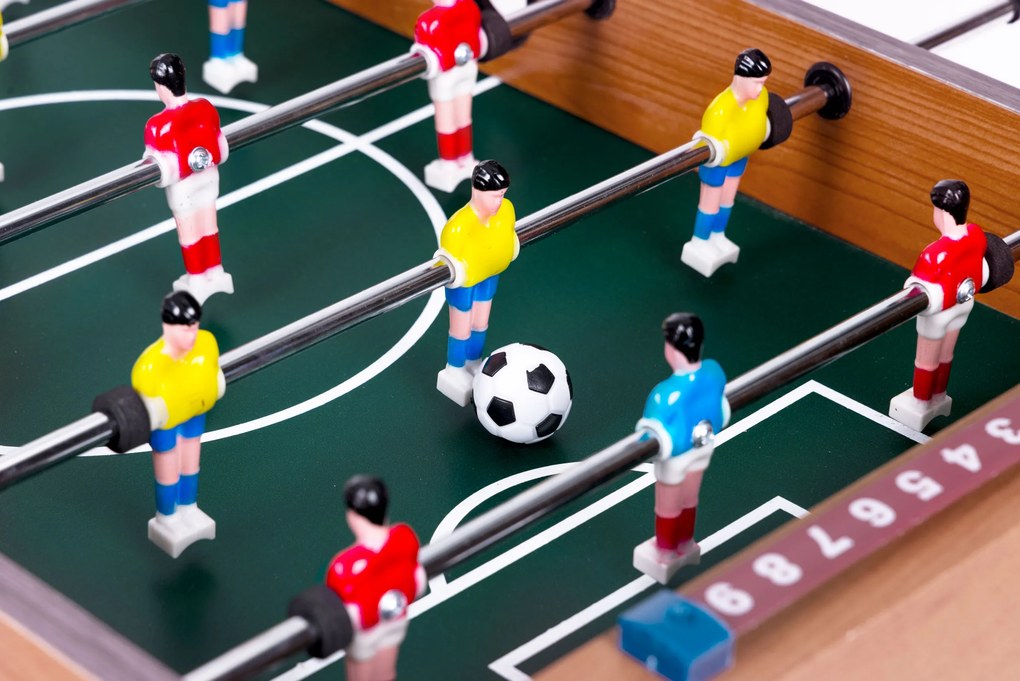 Stolný futbal 69x35,5 cm drevený stolný futbal ECOTOYS