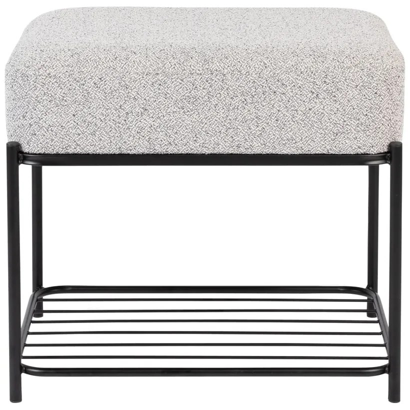 Svetlosivý taburet Milou – White Label