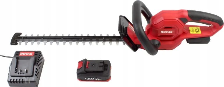 Rooks 20V Aq-one Nožnice Na Živý Plot 510 MM, FI17 MM, Sada S Akumulátorom 2A