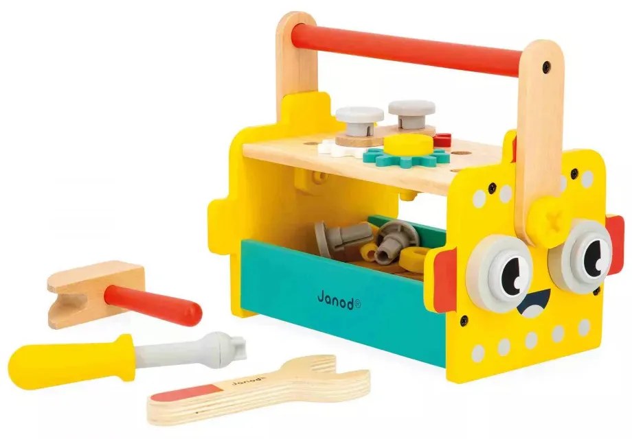 BricoKids - Mini pracovný box s náradím - 30 ks