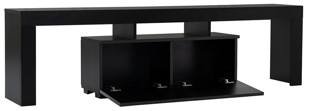 Televízny stolík Enclave Wood Black