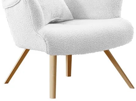 Kreslo v škandinávskom štýle na nožičkách Blanco, Farby: Magic Velvet 2227