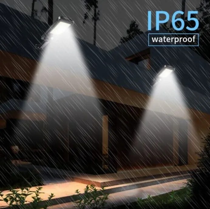 Solárna záhradná LED lampa s pohybovým a súmrakovým senzorom - BK-120-B-6COB